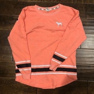 Victoria’s Secret sweatshirt bright coral